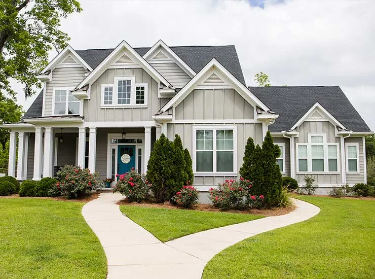 Representative example of exterior painting