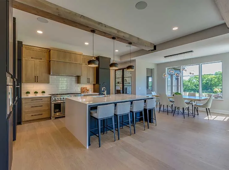 Representative example of kitchen remodeling