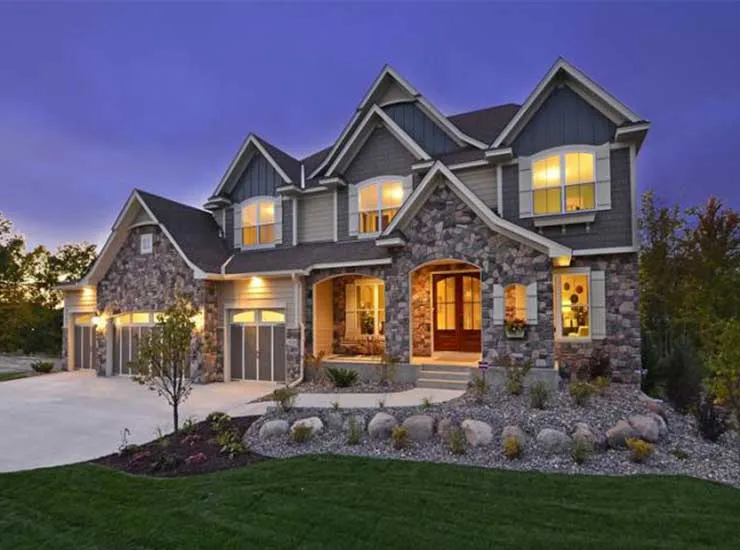 Representative example of james hardie siding